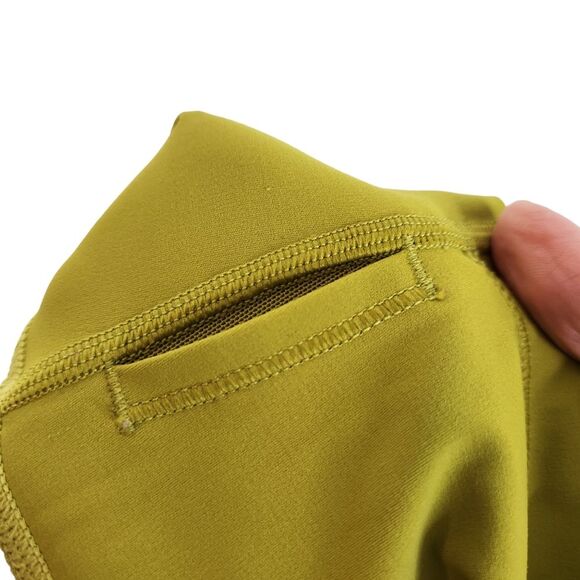 ZYIA Pants Womens 2 Chartreuse Green Pistachio Luxe 7/8 24" Active Leggings - Picture 6 of 10